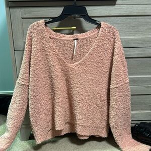 Light pink free people sweater